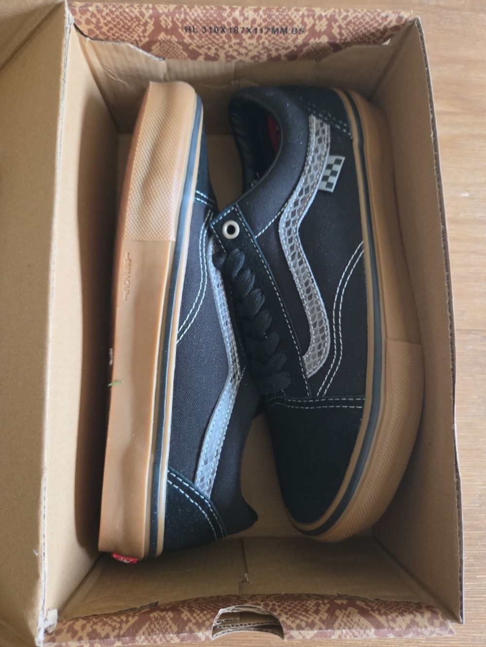 Vans Old Skool Black/Black Skate/Versatile Athletic Shoes 8.5 Mn Nwb